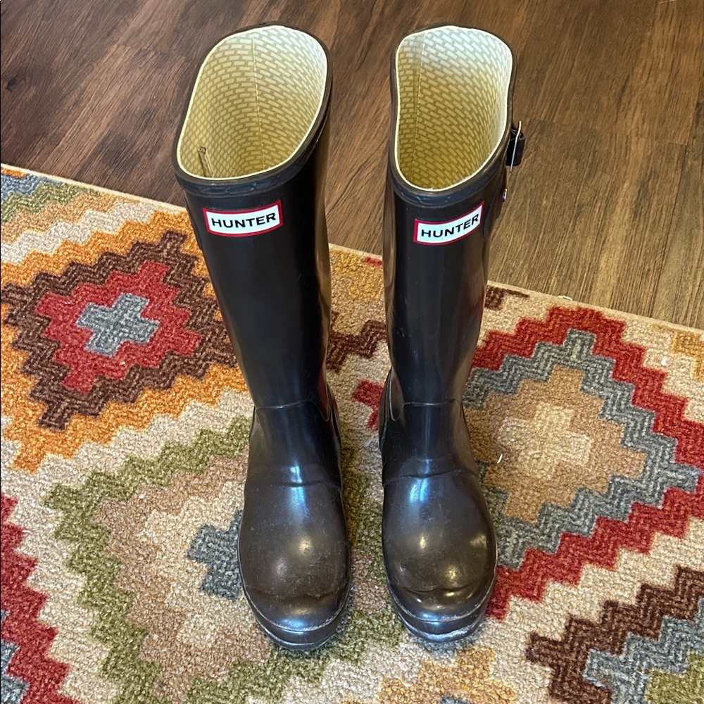 Hunter Classic Black Tall Boots